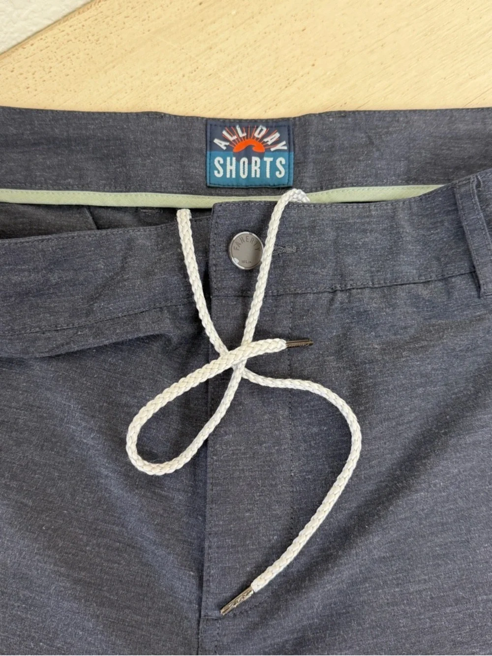 FAHERTY Men’s All Day Shorts 9” | 38 | Dark Grey
